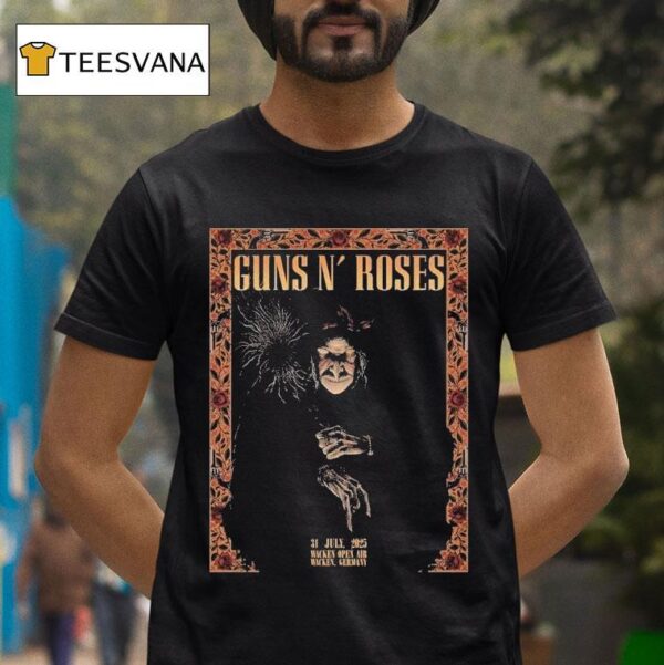 Guns N Roses Wacken Germany At Wacken Open Air On July T Shirt