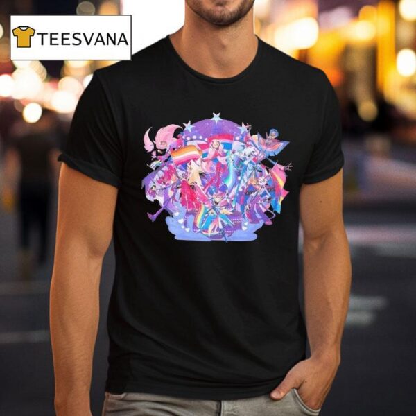 Hazbin Hotel Pride Cas T Shirt