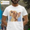 Headphones Blue Dog T Shirt