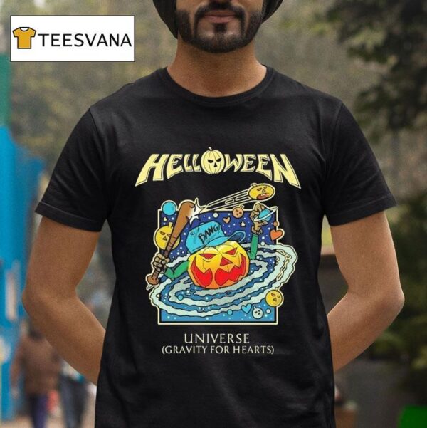 Helloween Giants And Monsters Universe Gravity For Hearts Halloween T Shirt