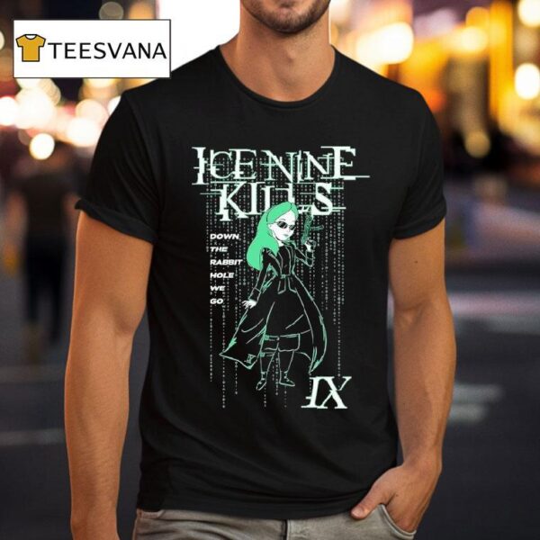 Ice Nine Kills Malice In Wonderland From Regions Beyond Down The Rabbit Hole We Go T Shirt