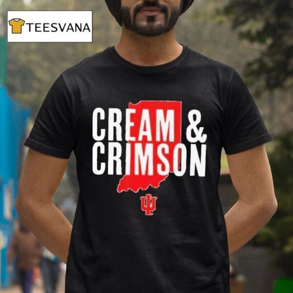 Indiana Hoosiers Hometown Cream And Crimson T Shirt
