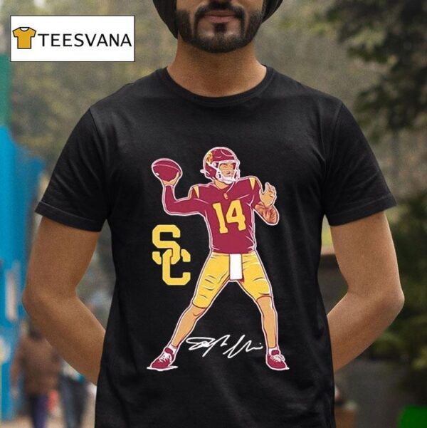 Jayden Maiava Superstar Pose Usc Trojans T Shirt
