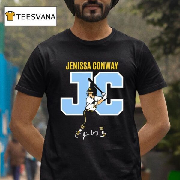 Jenissa Conway Michigan Wolverines Softball T Shirt