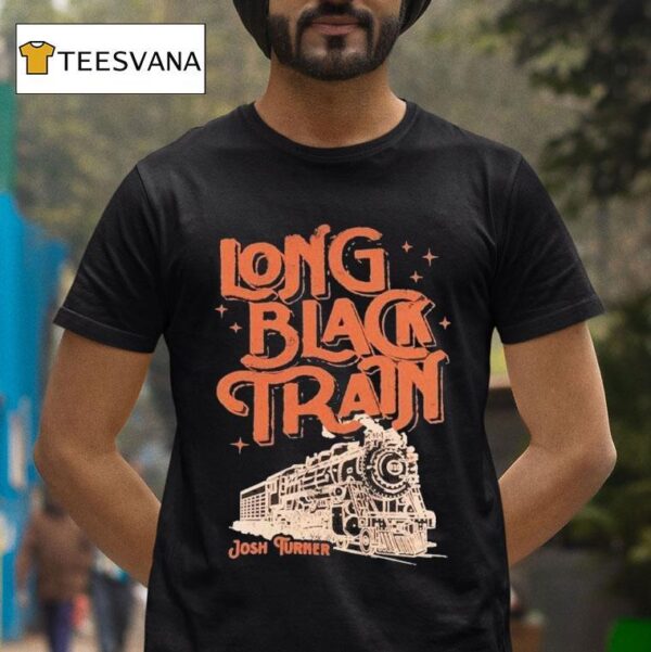Josh Turner Long Black Train T Shirt