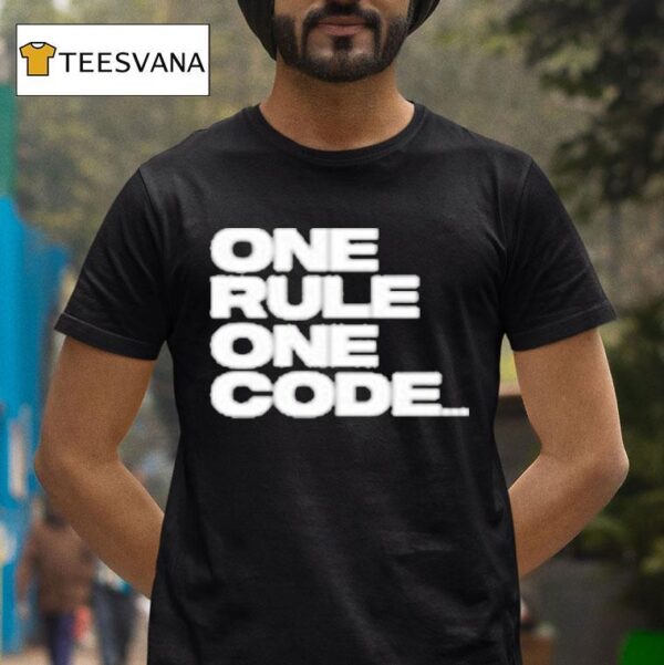 Kevin Ross One Rule One Code T Shirt