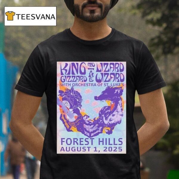 King Gizzard And The Lizard Wizard With Orchestra Of St Luke S Forest Hills Night On August T Shirt