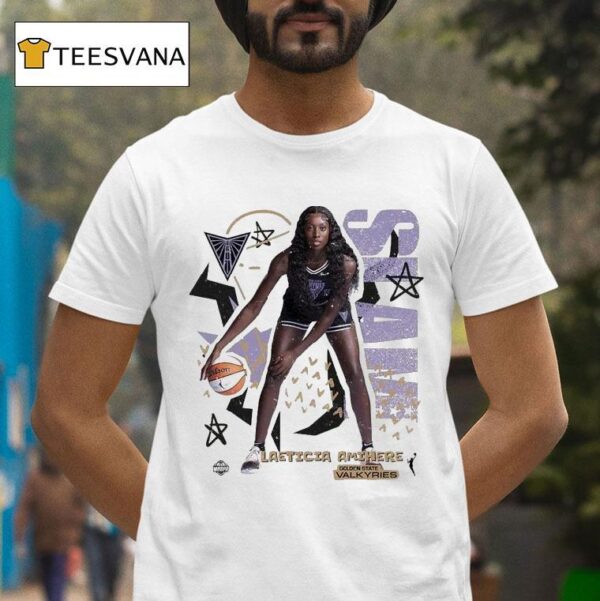 Laeticia Amihere Slam Golden State Valkyries Wnbpa T Shirt