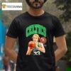 Larry Bird Boston Celtics Basketball Signature T Shirt