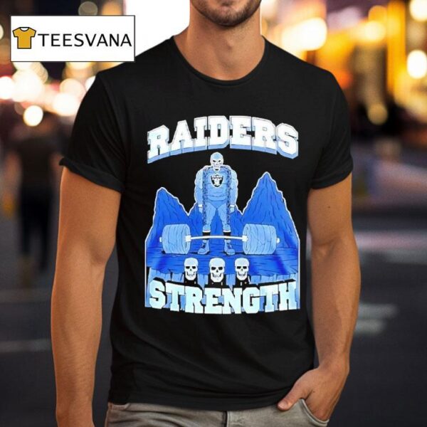 Las Vegas Raiders Strength Skull T Shirt