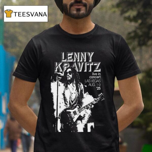 Lenny Kravitz Show Las Vegas Live In Concert Tour T Shirt