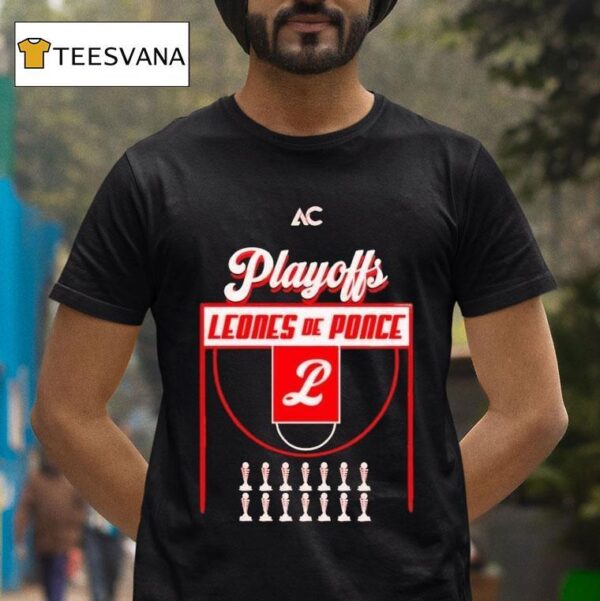 Leones De Ponce Basketball Playoffs Trophy T Shirt