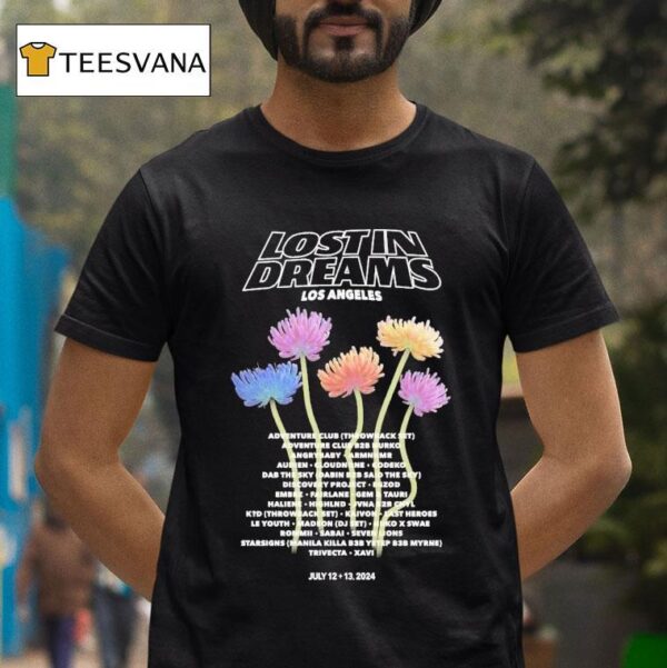 Lost In Dreams Los Angeles Blooming T Shirt