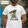 Luke Musgrave Making A Splash Green Bay Packers Football Cartoon T Shirt