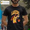 Magic Johnson Los Angeles Lakers Basketball Signature T Shirt