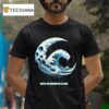 Mar Lara Sudadera Cuernos De La Luna Moon Waves T Shirt