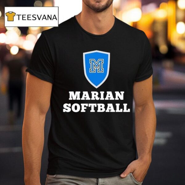Marian Softball Logo T Shirt