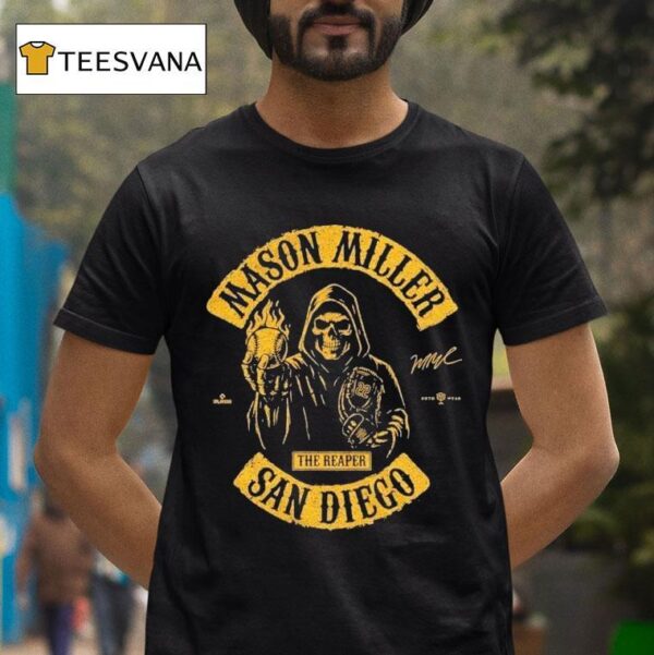 Mason Miller The Reaper San Diego Padres T Shirt