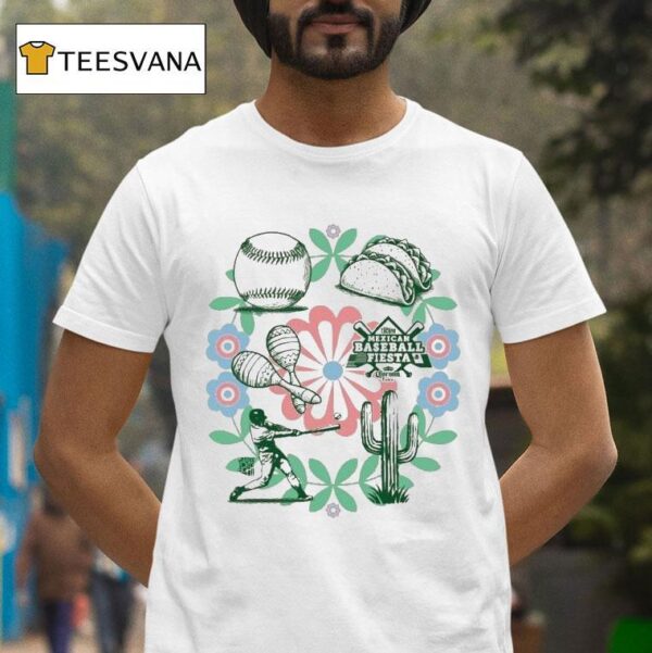 Mexican Baseball Fiesta T Shirt