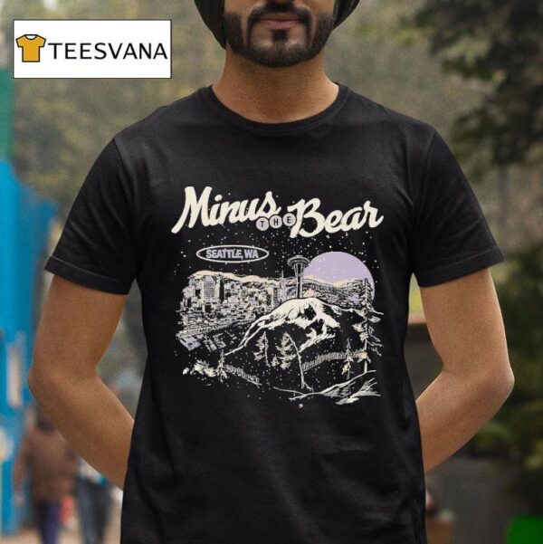 Minus The Bear Hooray Seattle Wa T Shirt