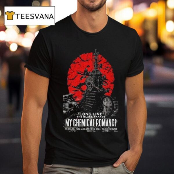 My Chemical Romance Long Live The Black Parade Toronto On Skeleton T Shirt