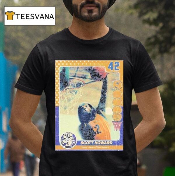 N Wolf Trading Card Scott Howard Guard Beacon Town Beavers T Shirt
