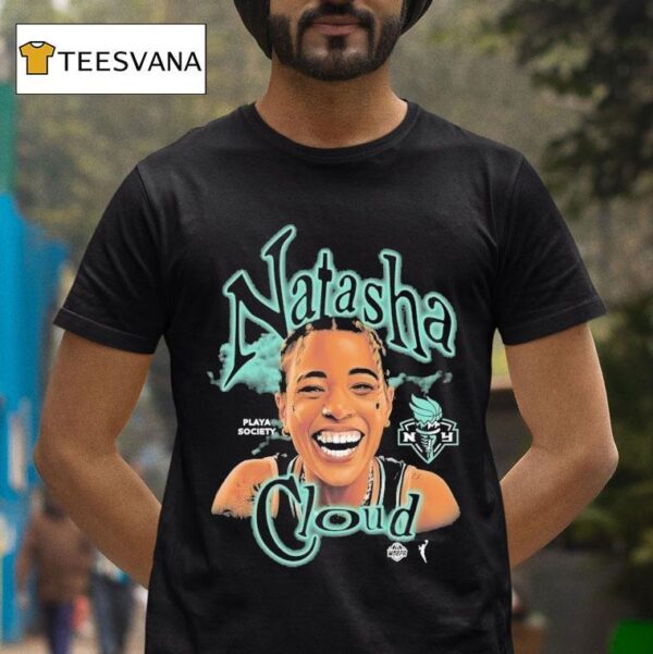 Natasha Cloud Playa Society Wnbpa New York Liberty T Shirt