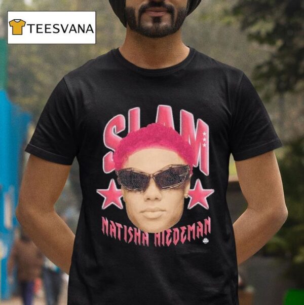Natisha Hiedeman Slam Wnbpa Face Head T Shirt