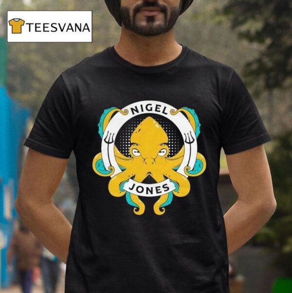 Nigel Jones Octopus Logo T Shirt