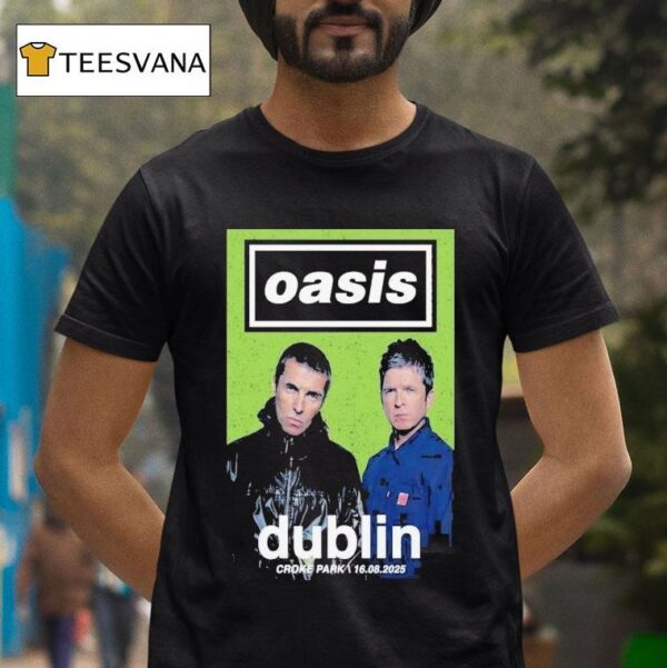 Oasis August Croke Park Stadium Dublin Ireland T Shirt