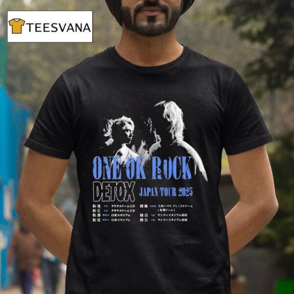 One Ok Rock Detox Japan Tour Dates Photo T Shirt