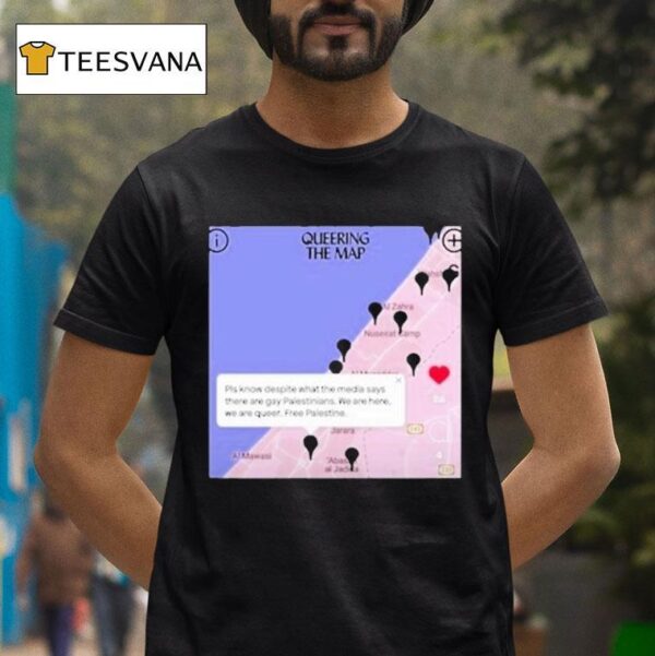 Ottawa Gay Queering The Map Palestine T Shirt