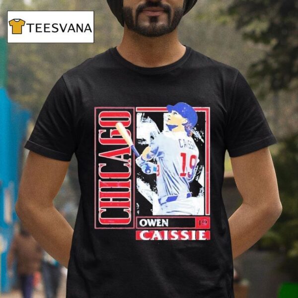 Owen Caissie Chicago Cubs Card T Shirt
