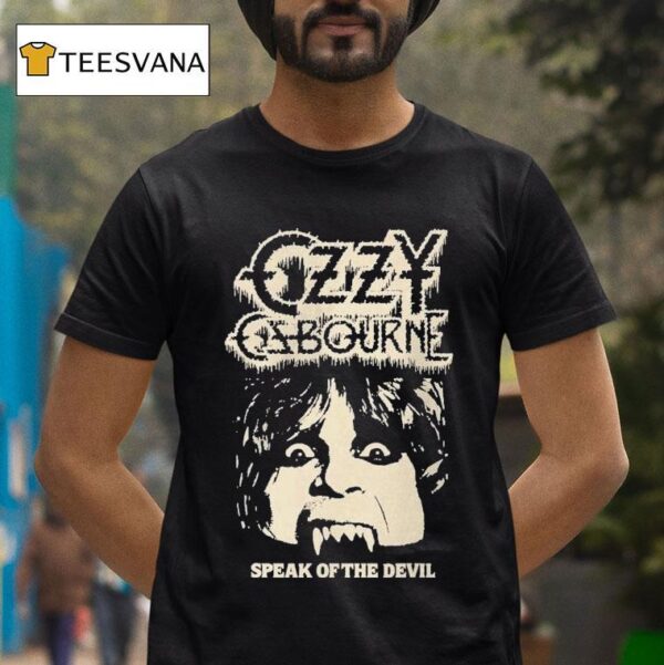 Ozzy Osbourne Speak Of The Devil Face T Shirt