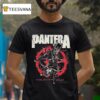 Pantera Cowboy From Hell Flames Cowboy Rodeo Skeleton T Shirt