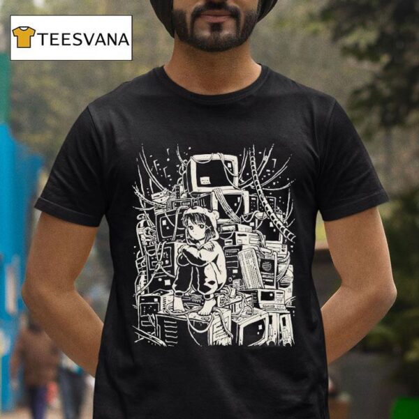 Pixel Eye Bat Wired World T Shirt