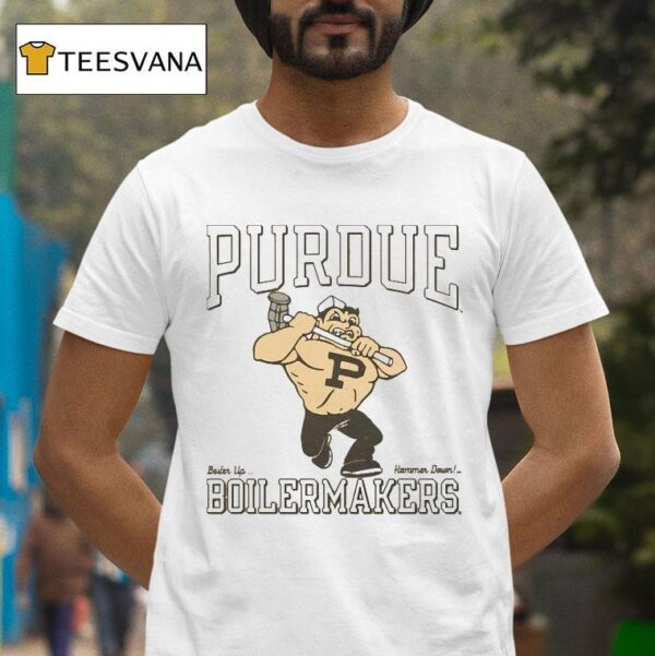 Purdue Boilermaker Boiler Up Hammer Down Pete Masco T Shirt