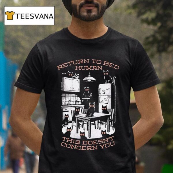 Return To Bed Human This Doesn T Concern You T Shirt