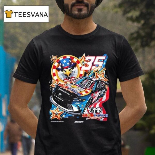 Riley Herbst Chumba Casino Xi Racing Nascar Eagle T Shirt