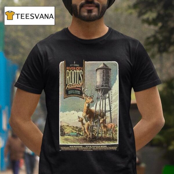 River City Roots Festival Missoula Mn Aug T Shirt