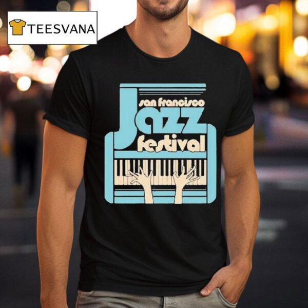 San Francisco Jazz Festival Piano T Shirt
