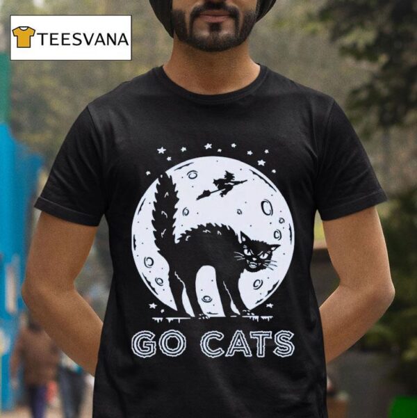 Scary Go Cats Halloween T Shirt