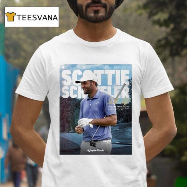 Scottie Scheffler Claimed Fifth Pga Tour Win During The Final Round Of The Bmw Championship T Shirt