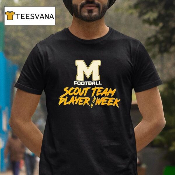 Scout Team Player Of The Week Michigan Wolverines Football T Shirt