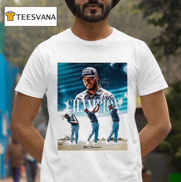 Sebastian Munoz Takes Liv Golf Indianapolis Title Champions T Shirt
