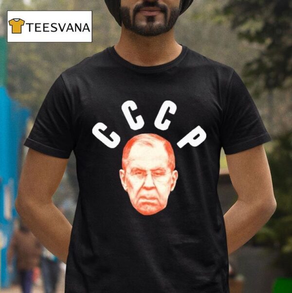 Sergey Viktorovich Lavrov Ussr Cccp Face Head T Shirt
