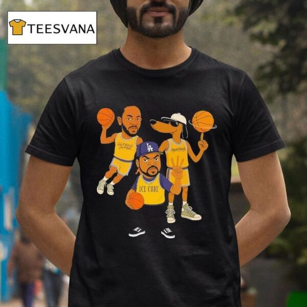 Snoop Dogg Kendrick Lamar And Ice Cube Big Team T Shirt