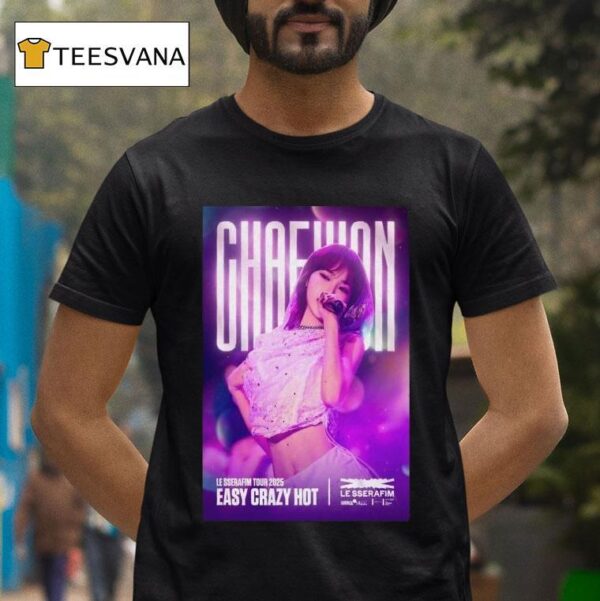 Sserafim Easy Crazy Hot Le Sserafim Tour T Shirt