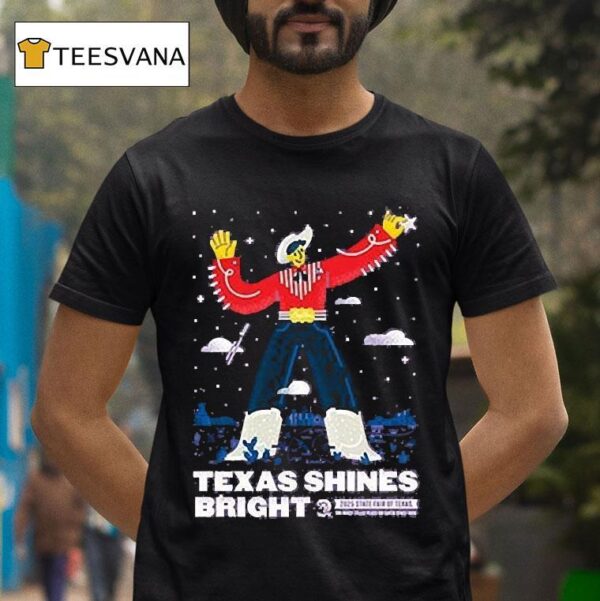State Fair Of Texas Commemorative Art Texas Shines Brigh T Shirt