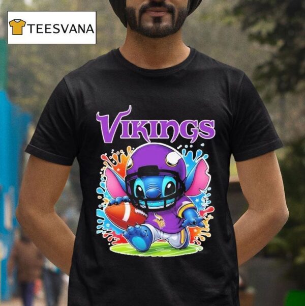 Stitch Fan Minnesota Vikings Nfl T Shirt